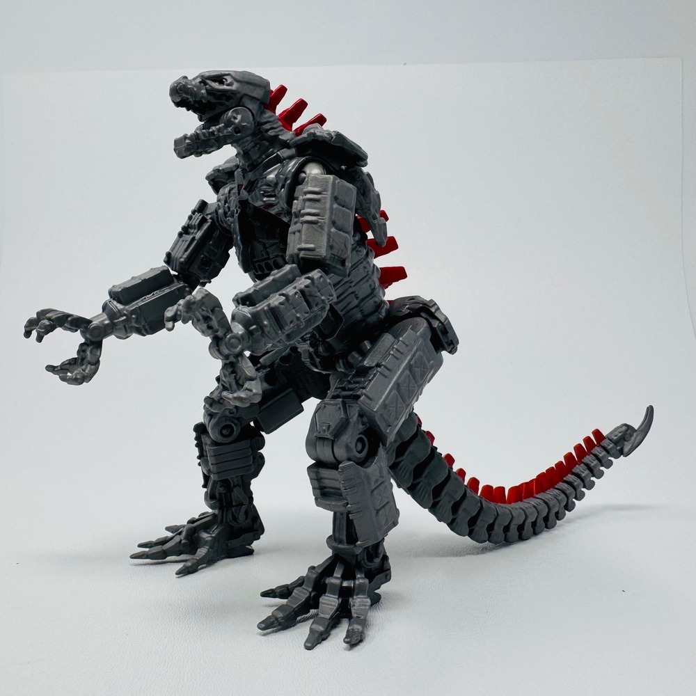 Playmates Godzilla vs Kong Mechagodzilla 6 Inch Action Figure Red Spines Gray